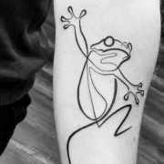 Frog Tattoo Vector Art Icons and Graphics for Free Download