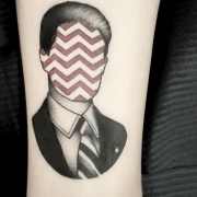 Tattoo tagged with twin peaks dots quote leg tape tree  inkedappcom