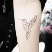 hummingbird done by Dave tarro at stones throw tattoo in Berwyn PA  r tattoos