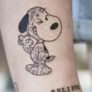 70 Snoopy Tattoo Ideas For Men  Peanuts Pet Beagle Designs  Snoopy tattoo  Small tattoos Hand tattoos