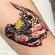 motocross helmet tattoos
