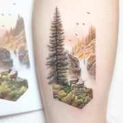 10 Best Waterfall Tattoo Ideas You Have To See To Believe  Outsons   Mens Fashion Tips And Style Guides  Nature tattoo sleeve Waterfall tattoo  Cool tattoos