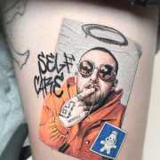 Woman fuming as Mac Miller tribute tattoo has glaring spelling error   Mirror Online