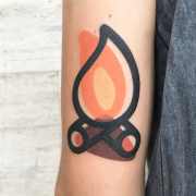 campfire tattoo ideas