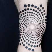 spiral elbow tattoo