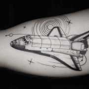 Spaceship Tattoo Ideas For The True Cosmos Lovers And Explorers