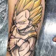 Vegeta tattoo by Chris Showstoppr