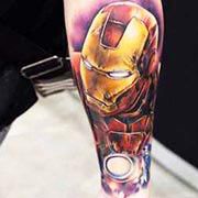 Tattoo Iron-Man — Crafty World Entertainment