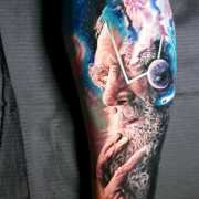 Mac Miller tattoo by Marek Hali