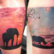 Tattoo uploaded by Lewis Mansfield  African Sunset  Tattoodo