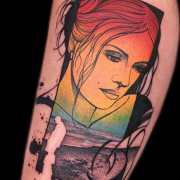 Eternal Sunshine of the Spotless Mind by Shelby Goloub  Black Thorn  Gallery in Mechanicsburg PA  rtattoos