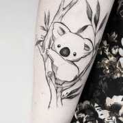 Koala Tattoos Kindness Calmness Motherhood Family And Protection