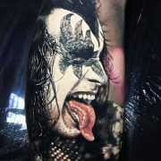 The coolest KISS tattoo ever  Band tattoo designs Kiss tattoos Rock  tattoo