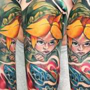 Zelda Universe  For this weeks Tattoo Tuesday we have Abby Ls Wind  Waker tatt   Facebook