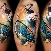 Vegeta tattoo by Lehel Nyeste